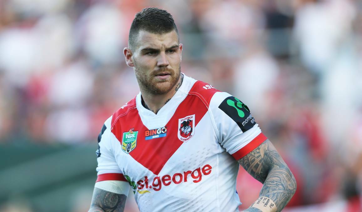 Josh Dugan is heading to the Cronulla Sharks in 2018. Picture: Getty Images