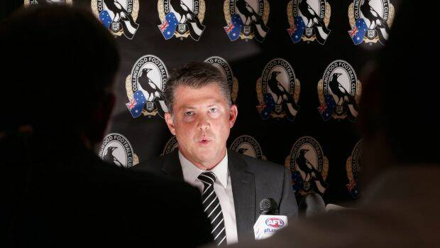 Collingwood CEO Gary Pert has reportedly resigned. Photo: Darrian Traynor