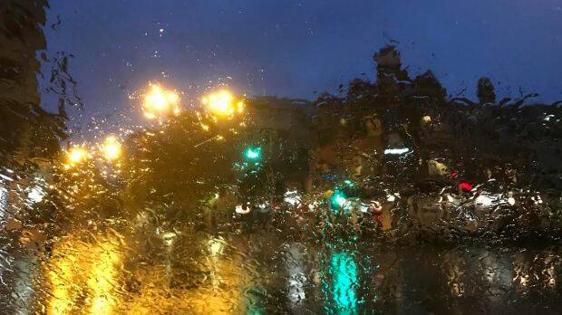 Sydney experienced its wettest day since February. Photo: Peter Rae