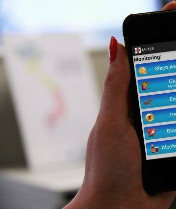 The CSIRO's new smartphone app significantly boosts heart attack patients' likelihood of completing rehab. Photo: Supplied