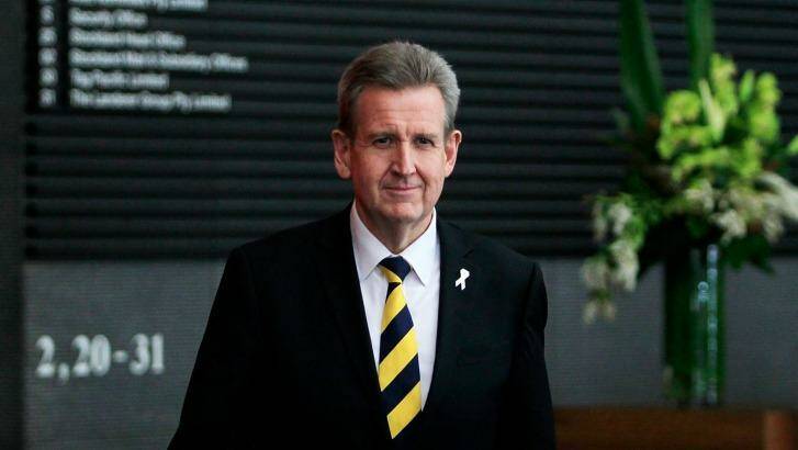 Mixed feelings: Barry O'Farrell's exit appears to have helped the NSW government. Photo: Daniel Munoz