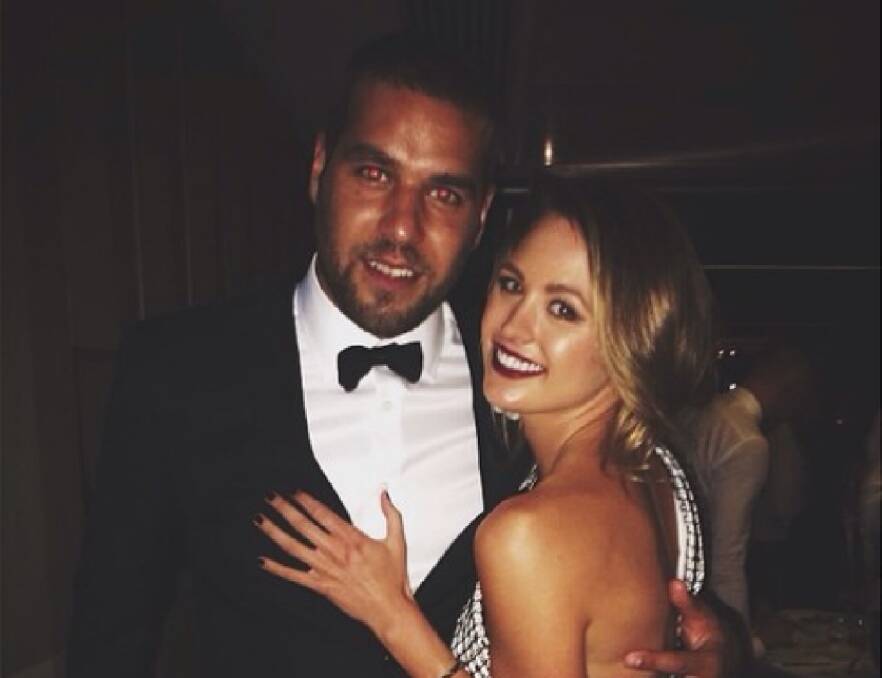 Jesinta Campbell has hinted she will marry Buddy Franklin by February. Photo: Instagram/jesinta_campbell