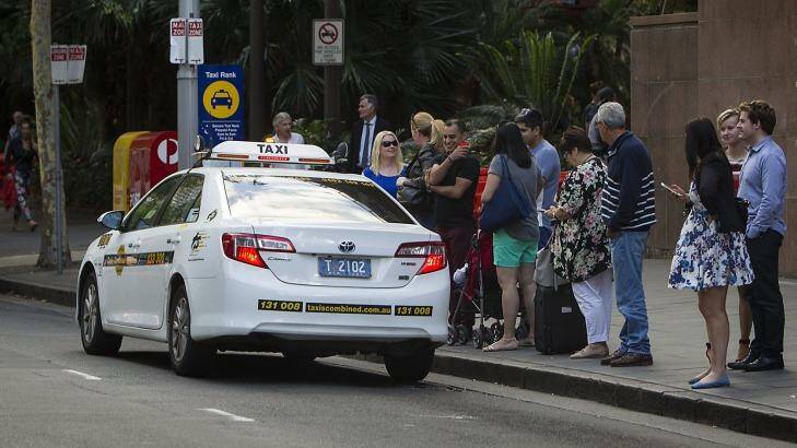 Taxi drivers are not happy with the growth of Uber and other ride-sharing services.  Photo: Sahlan Hayes
