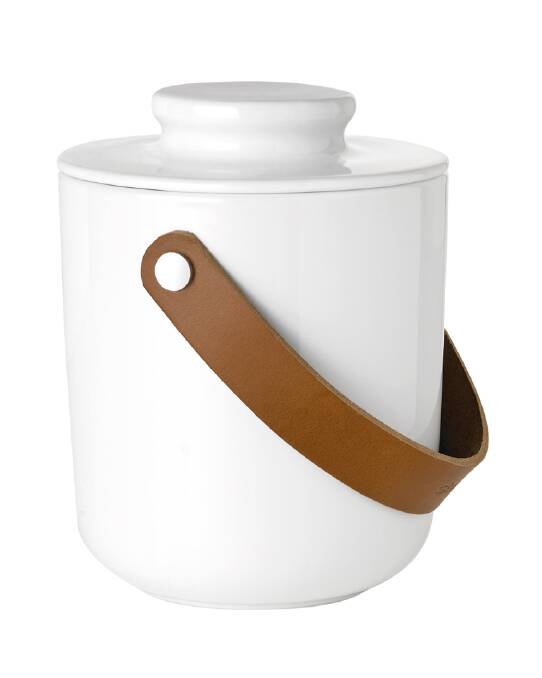 Ice bucket challenge: Finally an ice bucket worthy of your best wine. This stone bucket with removable leather handles will add style to any table; $129, top3.com.au