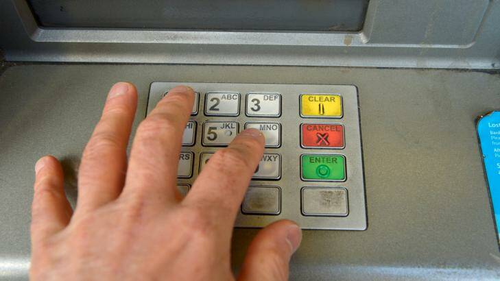 Watch the cost: Using another bank's ATM could cost you. Photo: Michael Clayton-Jones