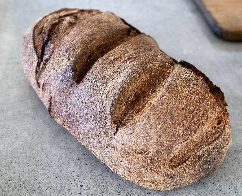 The staples: milled sourdough bread from Bakker's restaurant, Brothl. Photo: Luis Ascui