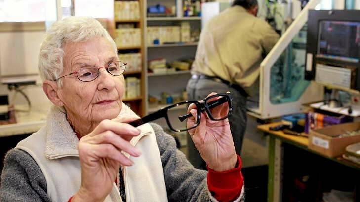 Irene Luthy's factory has been making quality frames for 52 years. Photo: Louise Donges