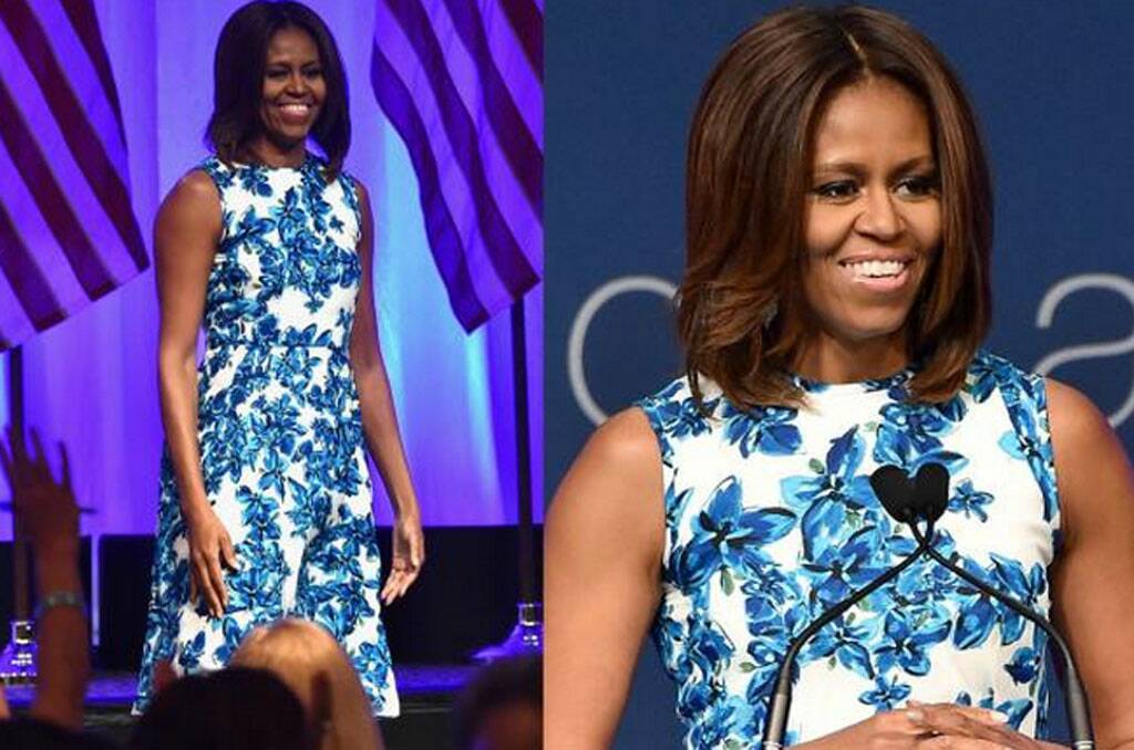 THE GOOD: Proving that a winning formula will always do just that, Michelle Obama once again looked effortlessly chic in a simple yet undeniably flattering Tanya Taylor sleeveless dress. Full marks to the gorgeous First Lady for figuring out exactly what suits her (understated high necklines, a-line skirts and of course, impressive biceps and delts on display) and sticking to it.