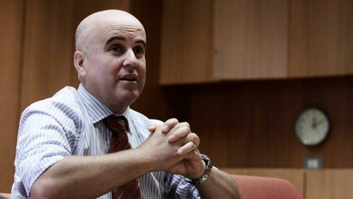NSW Education Minister Adrian Piccoli has pledged to spend $60 million on an inner Sydney high school if the state government's privatisation plans go ahead. Photo: Louie Douvis