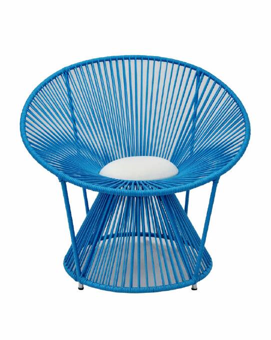 Hot seat: Sit by the pool in style in the Mali Relax chair. $599. terraceoutdoorliving.com.au Photo: Supplied