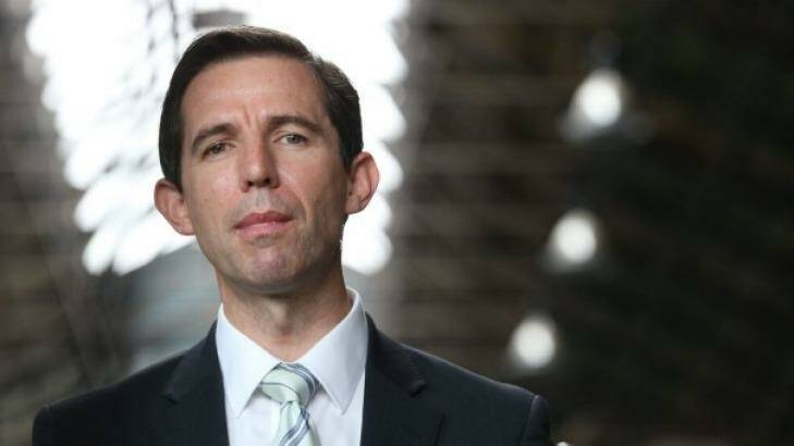 Federal Education Minister Simon Birmingham wants one funding model for all states. Photo: Louise Kennerley 