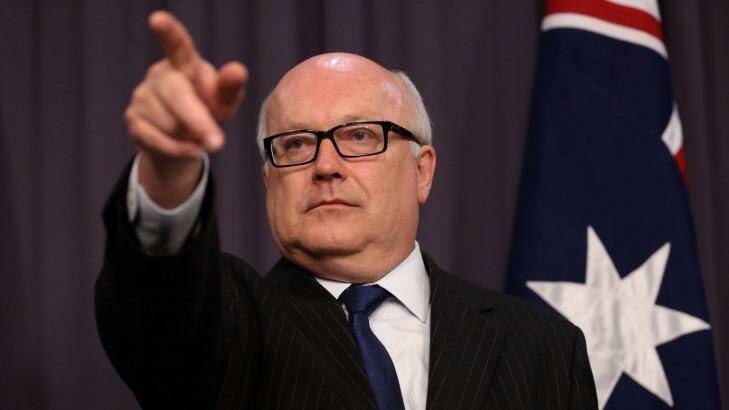 Attorney-General George Brandis said the new legislation would provide greater protection for sensitive information. Photo: Andrew Meares