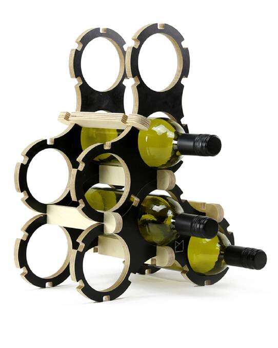 DIY wine rack: For the wine enthusiast who also loves a project. This stylish wine rack comes flatpacked for easy assembly; $55, top3.com.au