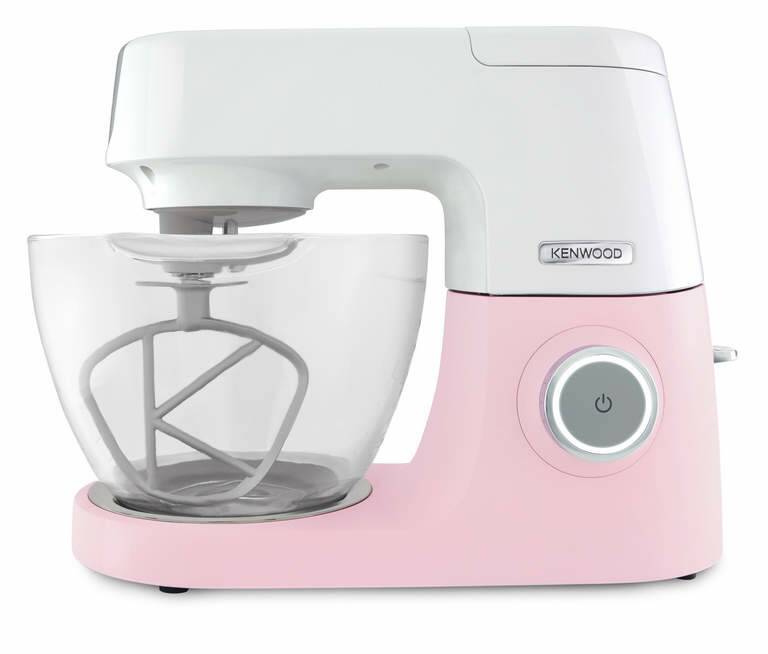 Whipping, churning, beating and stirring never looked so pretty. $799. The new pastel range of Kenwood Chef Sense mixers is available exclusively through harveynorman.com.au. Photo: Supplied