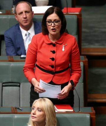 Liberal MP Sarah Henderson during question time in 2014. Photo: Alex Ellinghausen