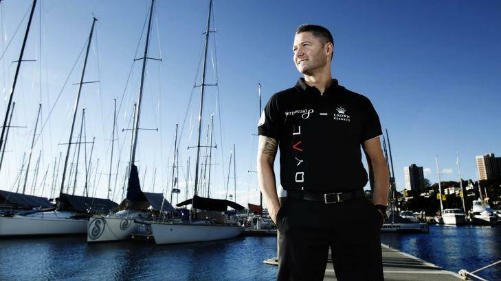 Skipper setting sail: Michael Clarke will compete in the Sydney to Gold Coast yacht race. Photo: Louise Kennerley