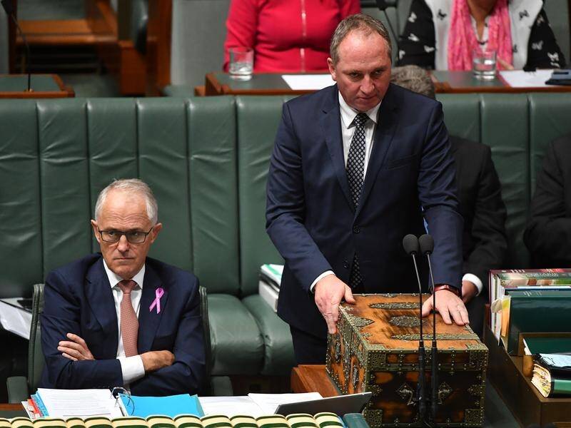 Malcolm Turnbull will have a new deputy by his side in parliament after Barnaby Joyce resigned.