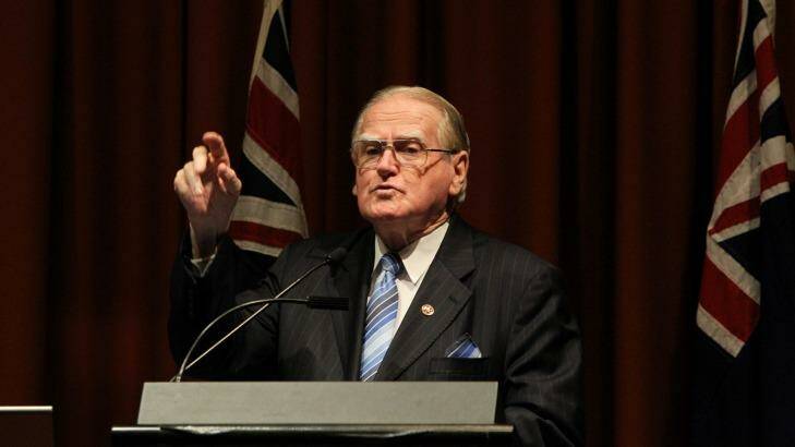 Linked abortion to breast cancer: Reverend Fred Nile. Photo: Peter Rae