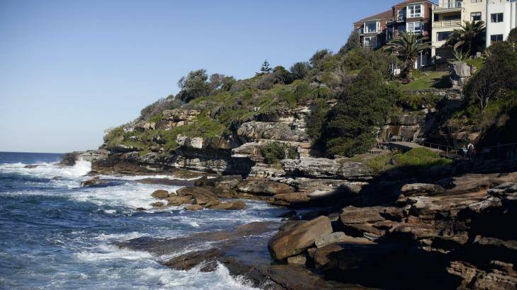 The coastline of Marks Park, south of Bondi, was a well-known gay beat from the '70s to the '90s. Photo: James Brickwood