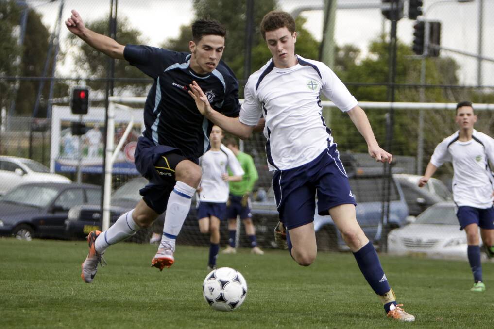 St Pauls Grammar College in ISA division two soccer finals, under 17's and open divisions. Pictures: Anna Warr