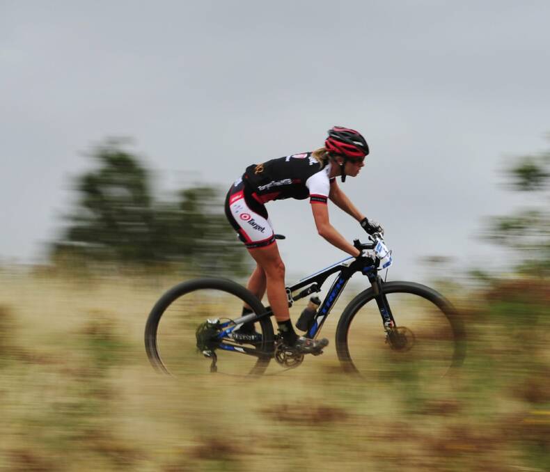 SPEED DEMON: Peta Mullens in action at last year's national championships. Picture: FAIRFAX MEDIA