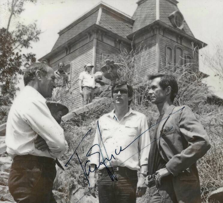 Our reviewer met Anthony Perkins, who signed this when touring for Psycho III.