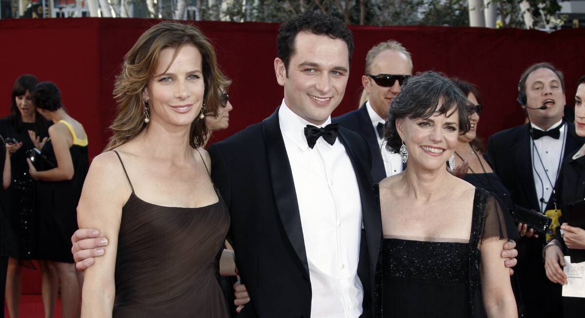 With Rachel Griffiths and Sally Field: "Sally's professionalism is unequalled and unrivalled."