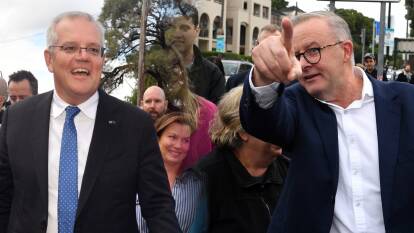 Prime Minister Scott Morrison and Labor leader Anthony Albanese. Pictures: AAP 
