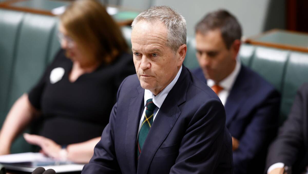 Government Services Minister Bill Shorten said the government was confident Services Australia could be "rehumanised". Picture by Keegan Caroll 