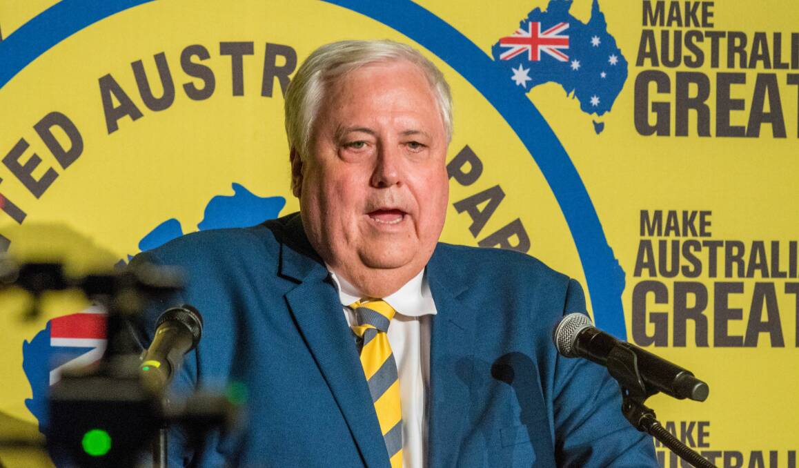 Clive Palmer's mining company was the largest political donor for 2022-23. Picture by Phillip Biggs