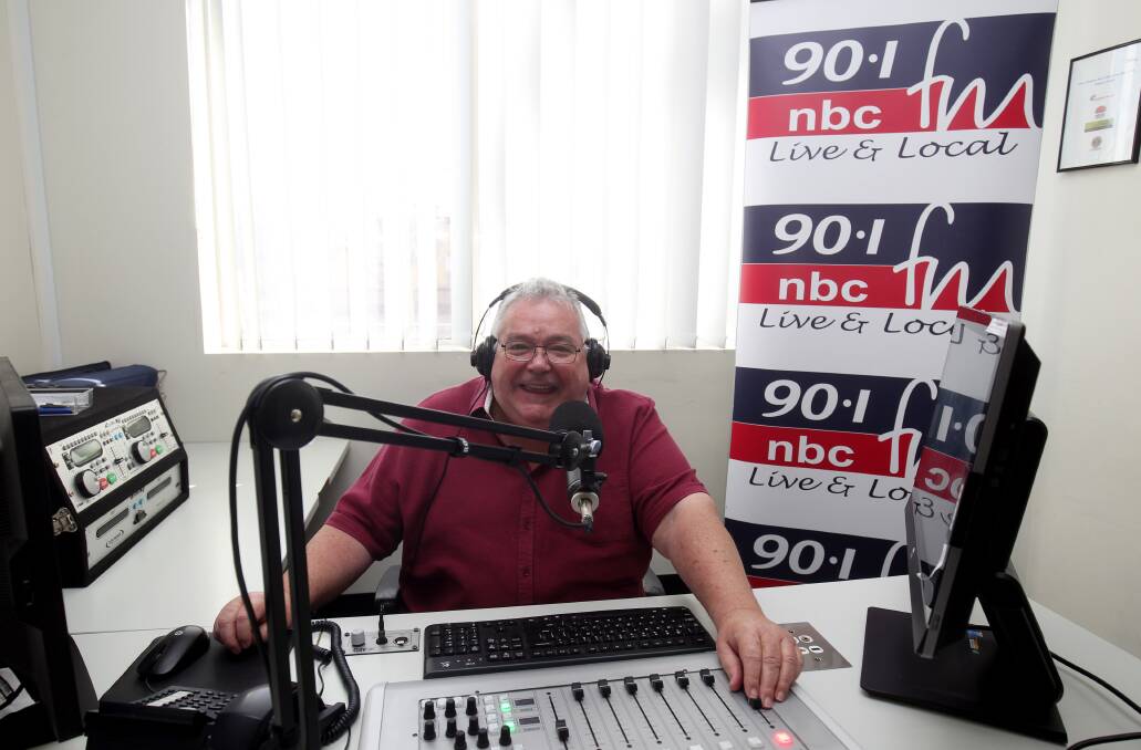 90.1 NBC FM's announcer and chief executive, Paul McGrath. Picture: Chris Lane