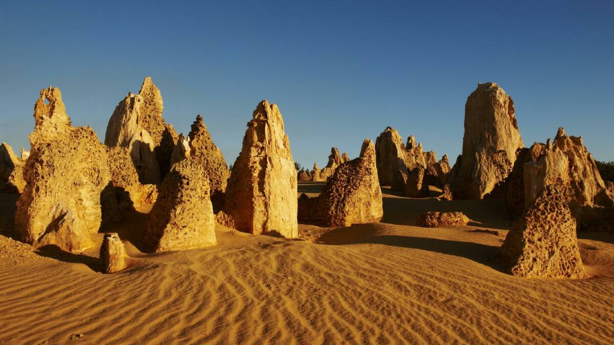 Part of the Western Australian landscape … the Pinnacles. PIC: Australia.com