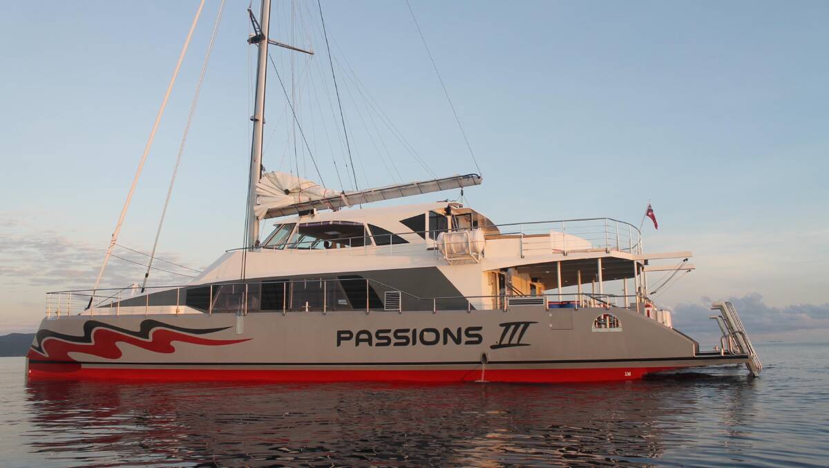 Passions III … offering tours to Cairns reef sites.