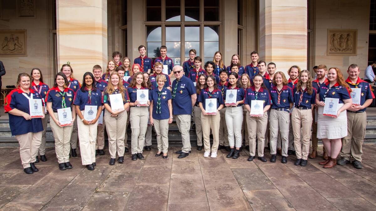 Scouts were acknowledged at NSW Government House.