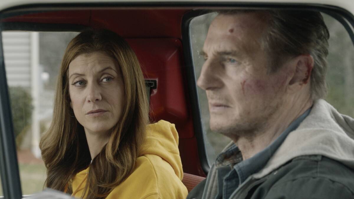 Back in action: Liam Neeson stars alongside Kate Walsh in new action film Honest Thief, rated M, in cinemas now.