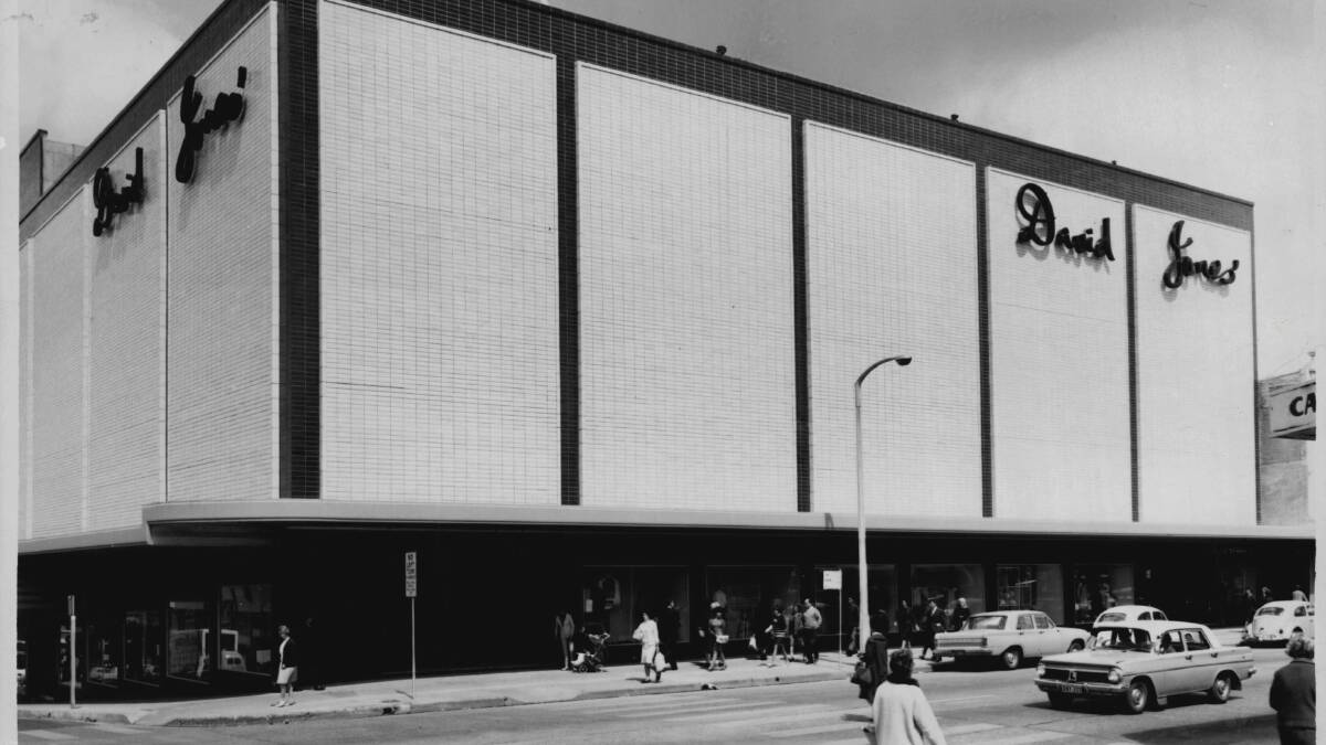 BIG BOX RETAIL: In 1966 the new David Jones store in Wollongong was a landmark both in size and economic development.