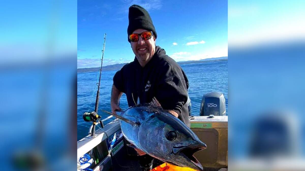  Todd Bakes with the tuna. Picture: Supplied 