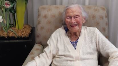 Kathleen Magee will celebrate her 105th birthday at at Blue Hills Manor on January 25. Picture: Supplied