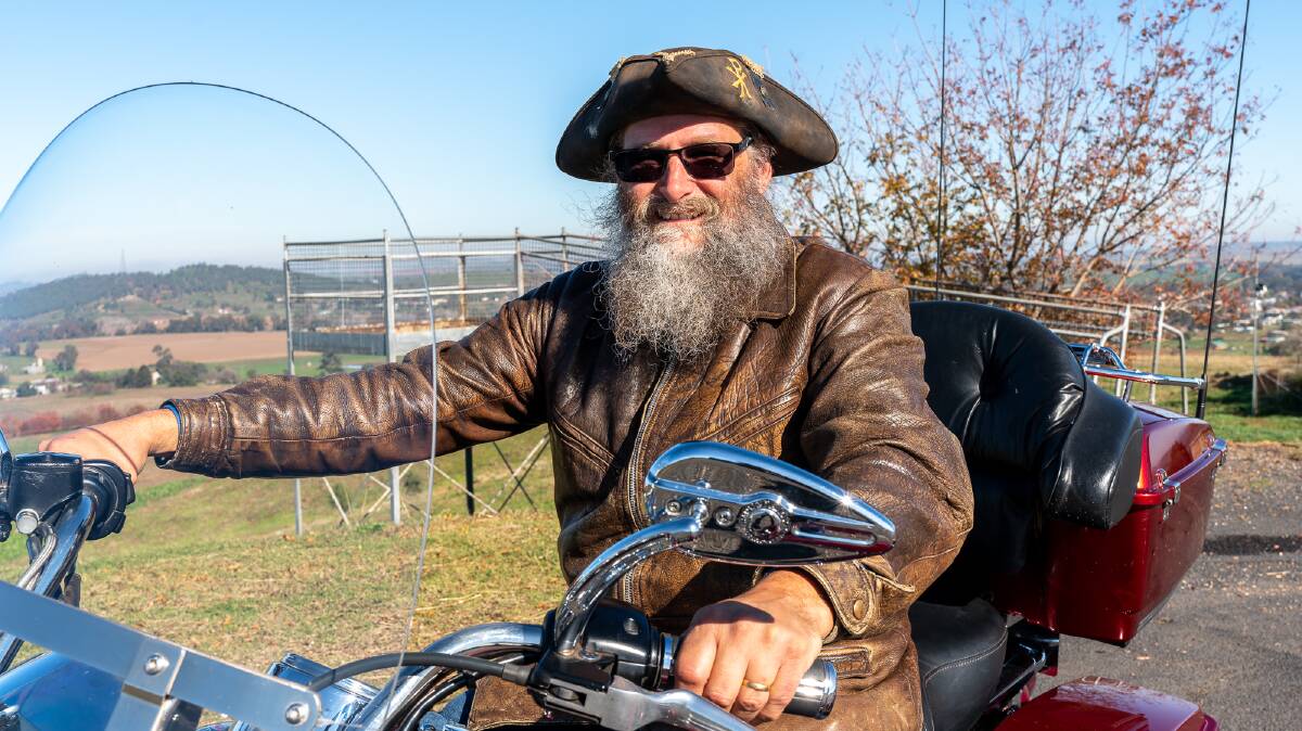Russ Hodge runs motorbike tours called Captain Barnacles Ventures.
