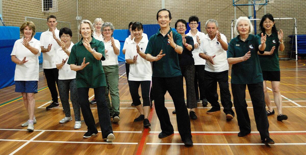  Dr Paul Lam leads a class in the ancient and popular practice of tai chi. Picture supplied