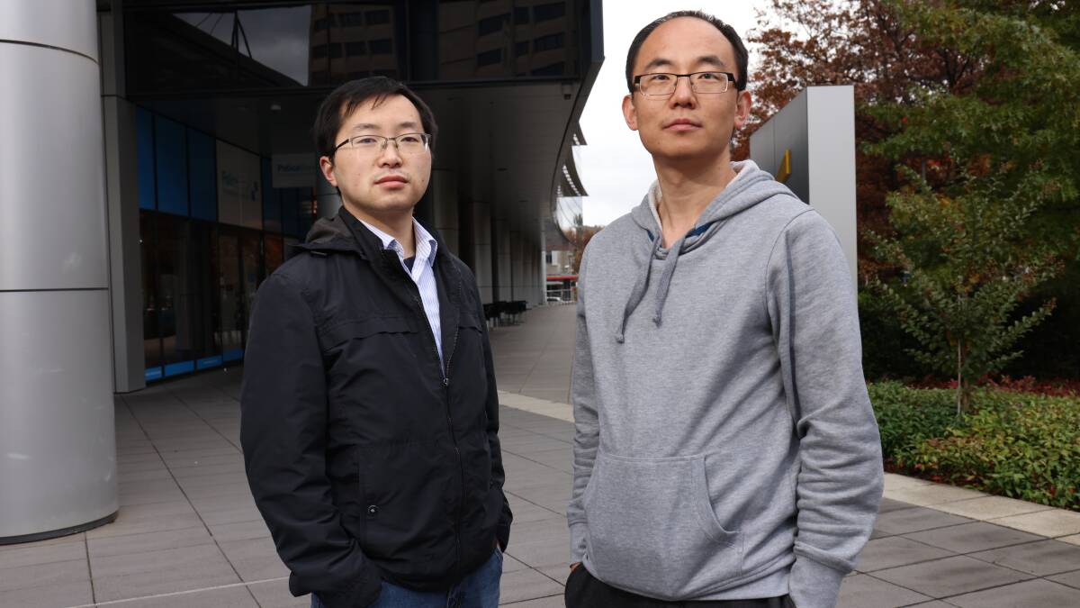 Wei Li , left, and Jin Lv. Picture: James Croucher
