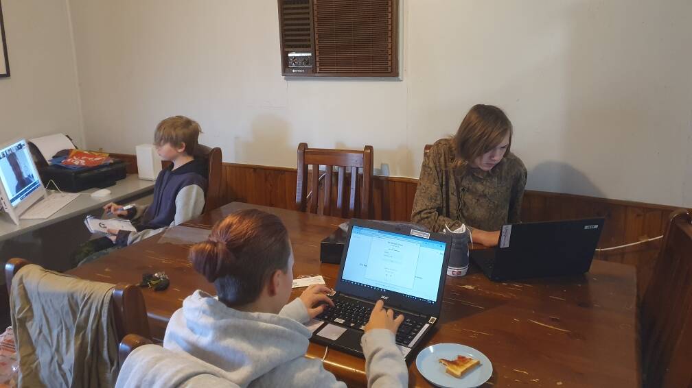 AT HOME: Students will now return to remote learning across regional Victoria. Picture: CONTRIBUTED