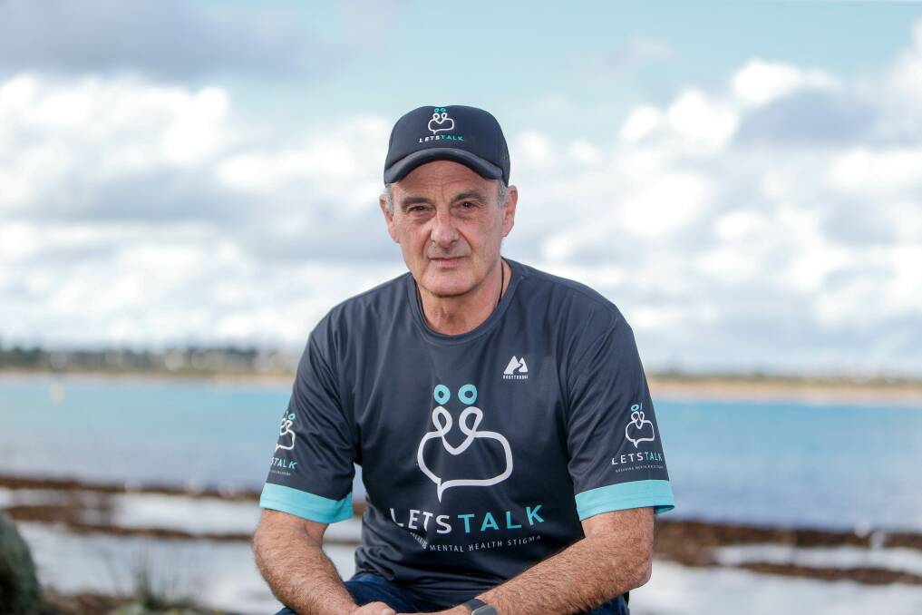 TAKE CARE: Let's Talk co-founder John Parkinson was one of more than 5000 people around the country nominated for an Australian of the Year award. Picture: Anthony Brady