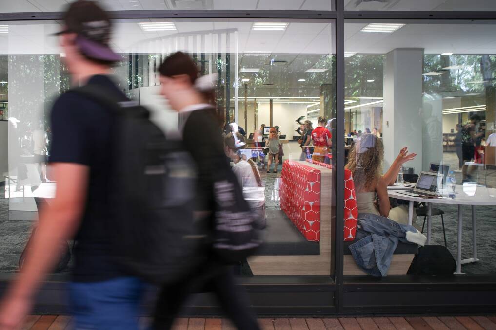 Higher education: The University Admissions Centre reveals a spike in university interest. Picture: Adam McLean