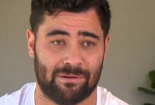 Fighting back: Andrew Fifita has spoken out about the injury that almost took his life. Picture: 9News