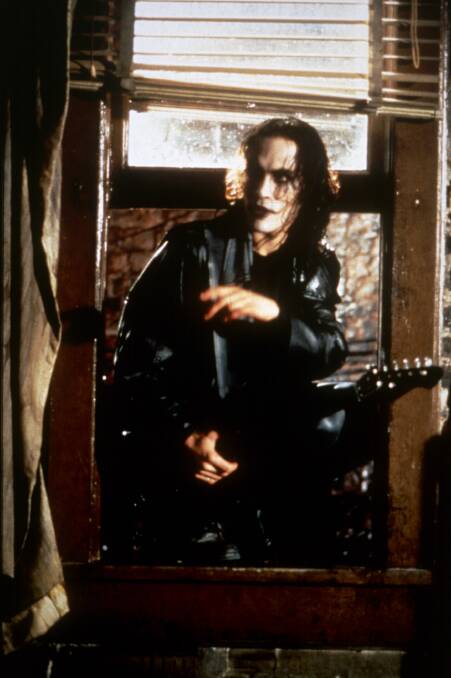 Brandon Lee in The Crow. Picture: Supplied