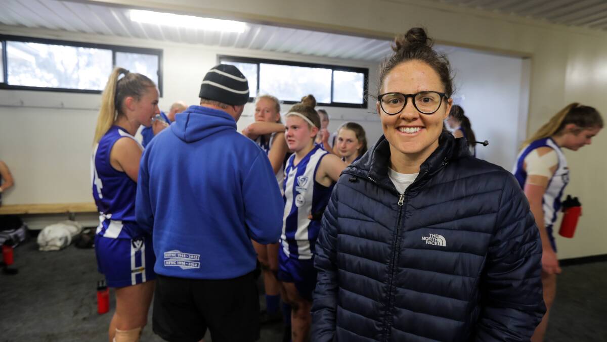 BACKING UP: Hamilton expat and North Melbourne AFLW player Emma Kearney will lead the Kangaroos again this season. Picture: Rob Gunstone