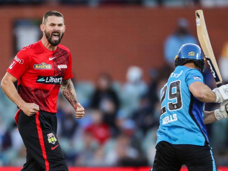 Melbourne Renegades' Kane Richardson has starred with the ball but Adelaide Strikers won the match.