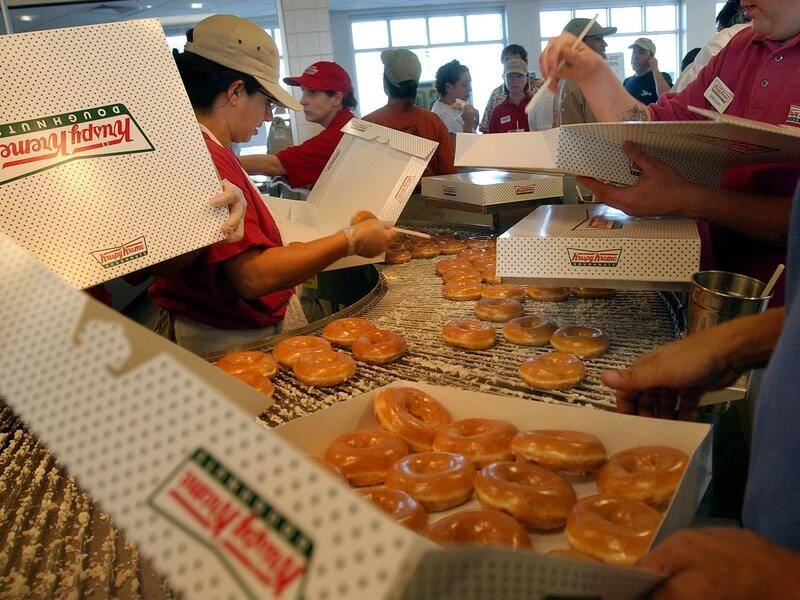 Krispy Kreme says it sold 1.3 billion donuts in 30 countries in the 2020 fiscal year.