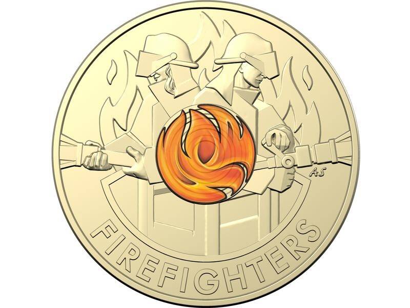 A commemorative $2 coin is designed to pay tribute to firefighters who fought blazes last summer.